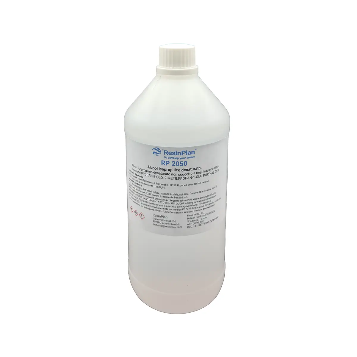Detergente A Base Di Alcool Isopropilico 1 Litro